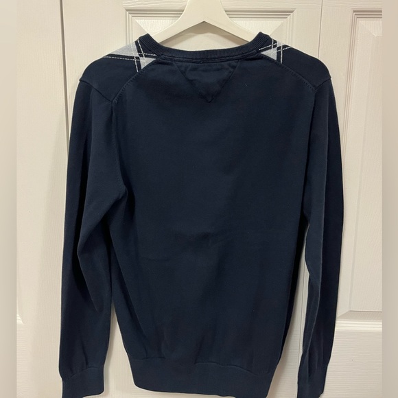 -BUNDLE- 2 men’s argyle style Tommy Hilfiger V neck sweaters - Picture 4 of 10